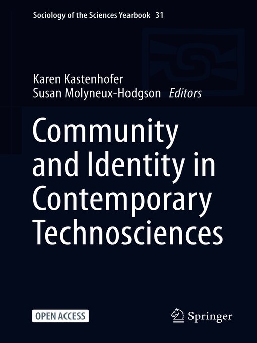 Title details for Community and Identity in Contemporary Technosciences by Karen Kastenhofer - Available